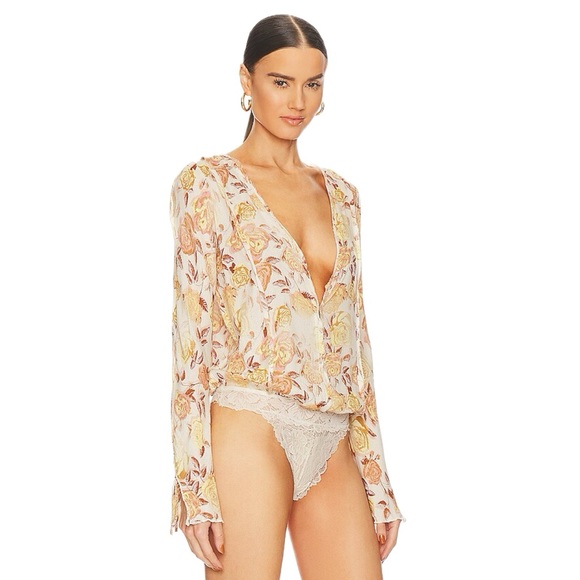 Free People | Everything's Rosy Bodysuit NWT - Picture 4 of 7